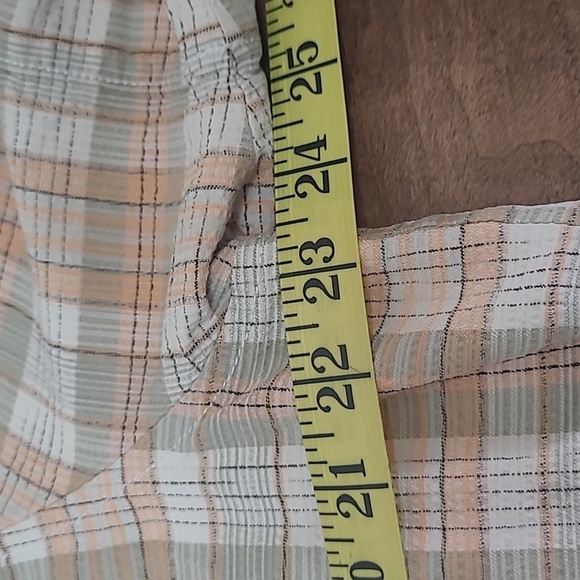 Tommy Bahama Shirt Men's sz XL 100% Silk Plaid Short Sleeve Button Down - Picture 7 of 8